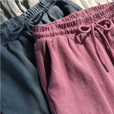 Zingj Waist Loose Tight Waist Sports Shorts Female Loose Casual Wear 2024 Summer New Wide Leg Pants Home Pajama Pants