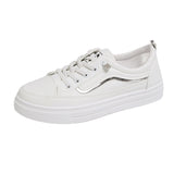 Small White Shoes Women 2025 Spring And Summer New Large-Size Students Single Shoes Small Light Sports Leisure Board