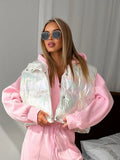 Cotton Hooded Jacket Women's Autumn And Winter Warm Version Of The Handsome Broad Sleeveless Hooded