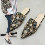 2025 Spring And Summer New Sexy Print Hot Diamond Rivet Pearl Tip Head
