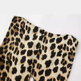 New Leopard Print Short Sleeveless Dress