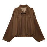 Women's 2025 Early Spring New Thin Temperament Pilot Multi-Color Jacket