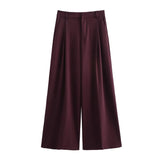Women's New Fashion Vest + High-Rise Body Repair Casual Trousers