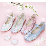 Zingj Female Embroidered Shoes Cloth Shoes New Soft Sole Home Retro Ethnic Style With Ancient Costume Comfortable Casual Mother