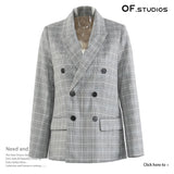 Autumn And Winter To Collect The Waist Of Thin Lotus Leaves Side Irregularly Cut Coat Women