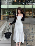 Xixi 2025 Spring New Korean Version Of Temperament Long-Sleeved Knitted Cardigan Women Sunscreen Shawl Women