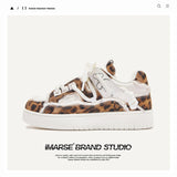 Shoes / Destruction Of Aesthetics Retro Leopard Trendy Shoes Casual Shoes Men's Shoes Men's Shoes Men's And Women's Same Couple