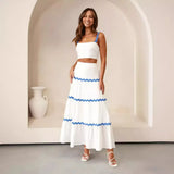 Zingj Summer New Simple Sexy Corrugated