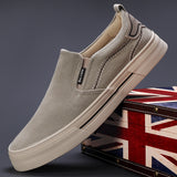 The Autumn Of 2025, The New Men's Shoes Casual Fashion Men's Canvas Shoes Daily Comfortable Flat Bottom Low-Top Shoes Men's Men's