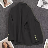 Zingj Spring And Autumn New Coffee Color Suit Coat Female A Button Casual Temperament Small Spring Suit