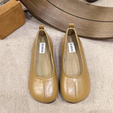Single-Shoe Women In The Summer Of 2025 New Ugly Soft-Soled Retro Granny Shoes Pregnant Women's Pedal Beans