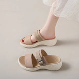 Cool Drag Women Wear 2025 Summer New Slope With A Foot Pedal Cold Slippers Korean Version Of Leisure Word