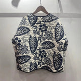 Women's ZA Fashion Autumn New Printing Thick Loose Leisure Cotton