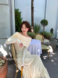 Xixi 2025 Autumn White Standard Temperament Collar Wool Bottom Shirt Long-Sleeved Knitted Shirt Women's Top