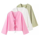 New Women's Women's Dress With Open Shirt Thin Long-Sleeved