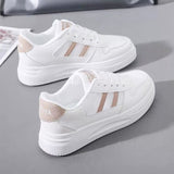 Version Of Small White Shoes Women In The Autumn Of 2025 New Breathable Thick-Soled Casual Shoes In The Trend Of Students Street Pat