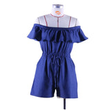 Straight Hair Women's Summer Dress New One-Word Flying Flying Sleeve With Lotus Leaf Side Pocket
