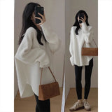 And Winter Women's New Top Temperament Long-Sleeved Knitted Shirt 2025 Autumn Women's New Fashion Sweater Bottom