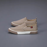Men's Canvas Shoes Lightly Breathable Linen Wide Cloth Shoes One Foot Pedal Old Beijing Cloth