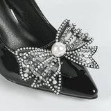 Banquet Women's Shoes Sexy Pedices Slim Thin Heel High-Heeled Single-Shoe High Heel High