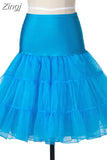 Skirt swing Rockabilly Petticoat Underskirt fluffy pettiskirt for Wedding Bridal Vintage 50s Audrey hepburn Women Ball