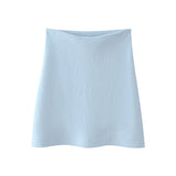 Women's INS Burst Women's Simple Loose Knitted Coat Mini-Skirt