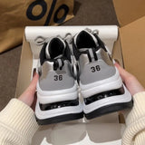 Street Old Dad Shoes Women In The Autumn Of 2025 New Thick-Soled Mesh Light Soft Base Sports Casual Shoes In