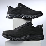 Men's Shoes 2025 Summer New Men's Large Size Lightweight Running Shoes Flying Breathable Trend Casual