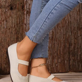 2025 New Women's Shoes Casual Round Head Mother Shoes Socks Soft-Soled Sports Women's