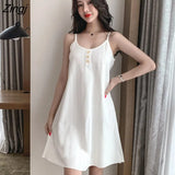 Women Chic Fashion Korean Style Home Soft Sleepwear Cute Sweet Elegant Sexy Casual Sleeveless Thin Summer New