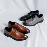 Zingj Size Men's Shoes Direct Sales English Style Business Casual Leather Shoes Summer High Sense Wedding Groom's Shoes