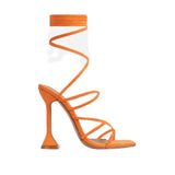 Strapped High-Heeled Sandals With Velvet 2025 New Sexy Women's Shoes
