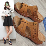 Women's Shoes And Slippers Wear 2025 Summer New Wish Fashion Round Head Comfortable Cool Stepping Line Casual