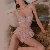 Lace Sling Aja Aja Crocus After Opening Seduction Sexy Summer Pure Pyjamas Woman 2025 New