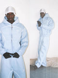 Trendy Loose Tunic Hip-Hop Streetwear Men And Women Zipper Hooded Casual Jacket