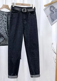 Women Harem Pants Female High Waist Jeans Casual Denim Pantalon Femme Vintage