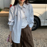 Design Languid Shirt Spring And Autumn Fashion Casual Long Sleeves New Casual Temperament Shirt Loose
