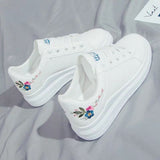 White Shoes Women Autumn 2025 New Low-Help Korean Version Of The Female Breathable Leather Panel