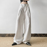 Style Lazy Loose Broad-Legged Sleeker Sleeker Sleeker Sleeker Temperament Commuting Low-Waist Fashion Thin