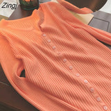 Women Popular Simple All-match Hot Sale Summer Clothing Solid Slim Young Ladies Leisure New Arrival Trendy Korean