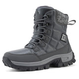 Men's Down Snow Boots Plus Thick Warm And Cold Cotton Shoes Northeast Waterproof And Anti-Slip Outdoor Cotton