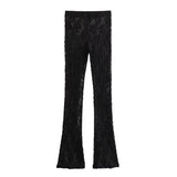 New Lace Jumpsuit 0219816 Open-Fork Design Leggings