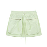 New Pocket Decoration Short Shirt Coat Tooling Miniskirt