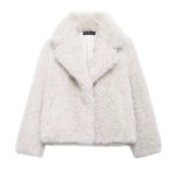 Women's INS Explosion Artificial Fur Effect