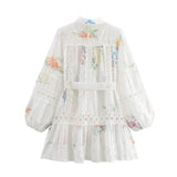 New Lace Splicing Print