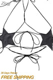 Women's Leather Star Bralette Bralet Bra Crop Tops Bustier Lingerie Exotic Apparel Sexy Feminina