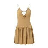 Zingj Women's Wear 2024 Summer New Fashion Sexy V Collar Low-Cut Hot Girl Temperament Slim Halter