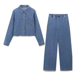 Women's Explosive Casual Long-Sleeved Denim