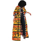 Spring Trench African Ethnic Style Long
