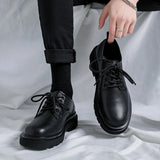 High Sense Martin Boots British Business Wedding Groom Leather Leather Breathable Casual Shoes